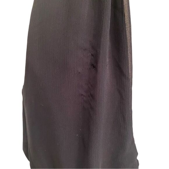 Watters & Watters Halter Top Fleurette Gown Navy Size 16W - Picture 11 of 12